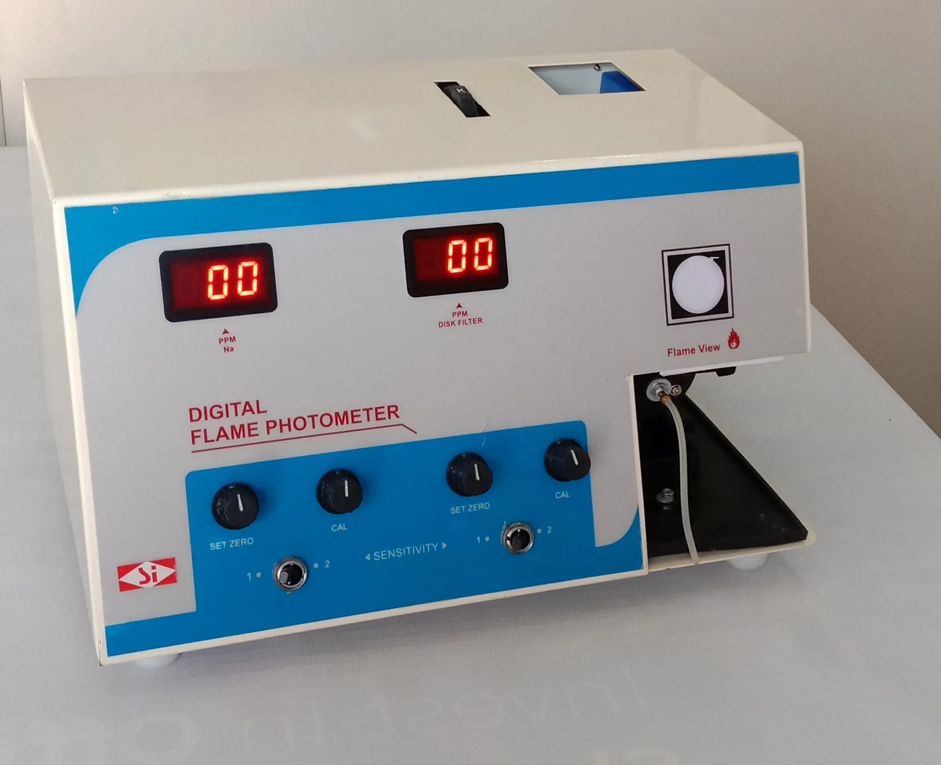 Digital Duel Display Flame Photometer