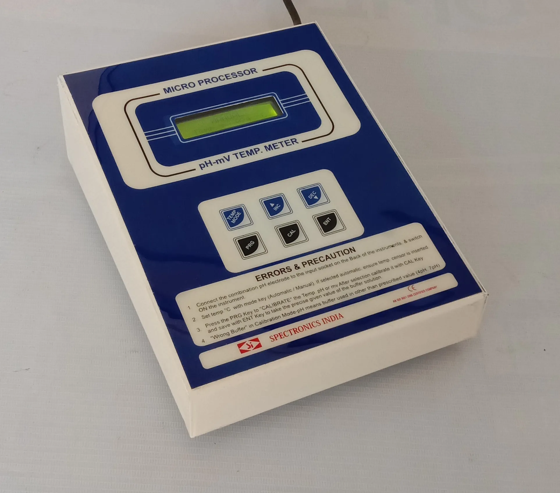 Microprocessor PH Meter